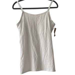 Duluth Trading Co No Yank‎ Shelf Bra Scoop Neck Cami Medium NWT